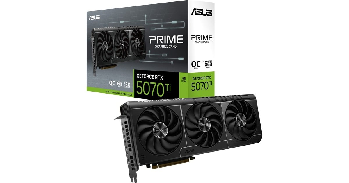 ASUS Prime GeForce RTX 5070 Ti OC 16GB