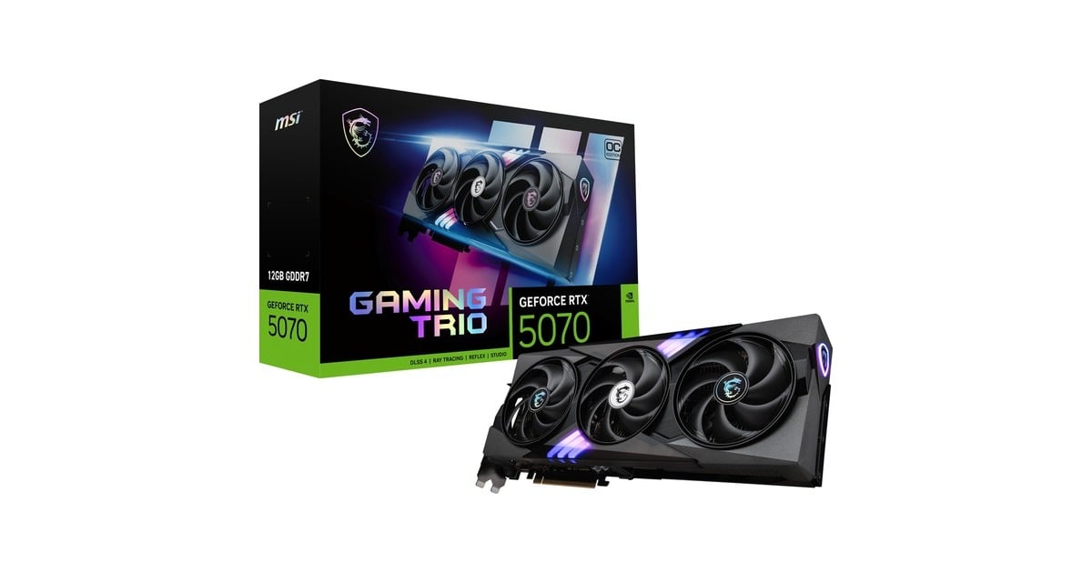 MSI GeForce RTX 5070 12G GAMING TRIO OC